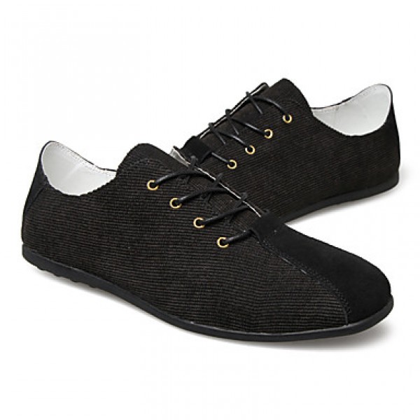 Men's Shoes Leather Outdoor / Office & Career Oxfords Outdoor / Office & Career Lace-up / Others Black / Blue / Burgundy