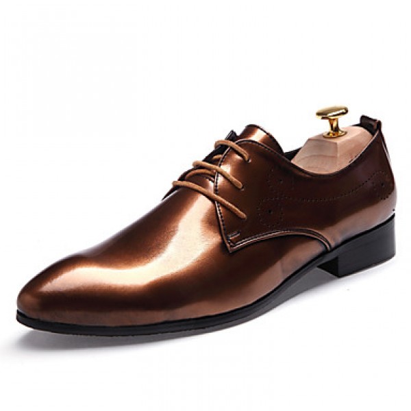 Men's Shoes Office & Career/Party & Evening/Wedding Fashion PU Leather Oxfords Shoes Multicolor 38-43