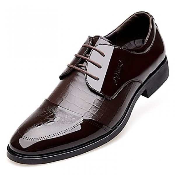 Men's Shoes 2016 New Style Hot Sale Office & Career / Casual Patent Leather Oxfords Black / Brown