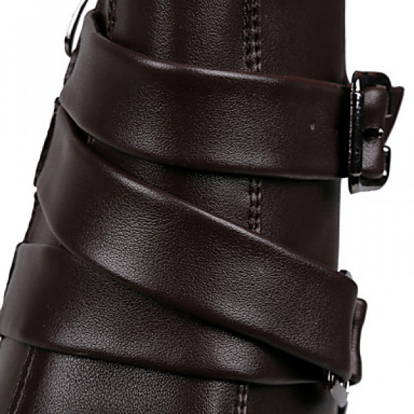 Shoes Outdoor/OfficeCareer/PartyEvening Boots Black/Brown/White